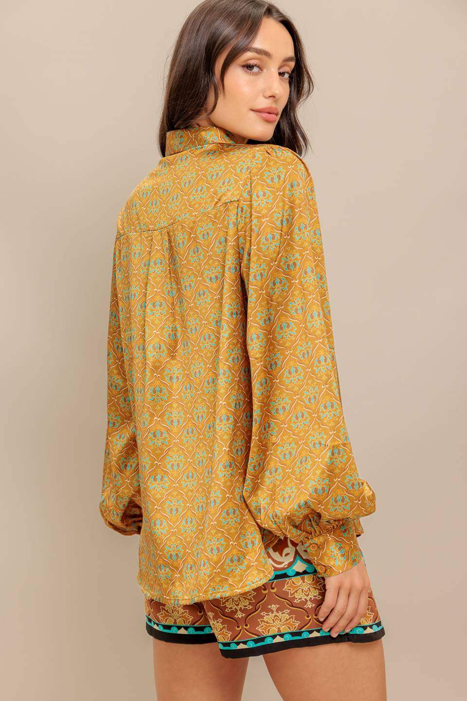 MOROCCAN MUSE WOVEN TOP