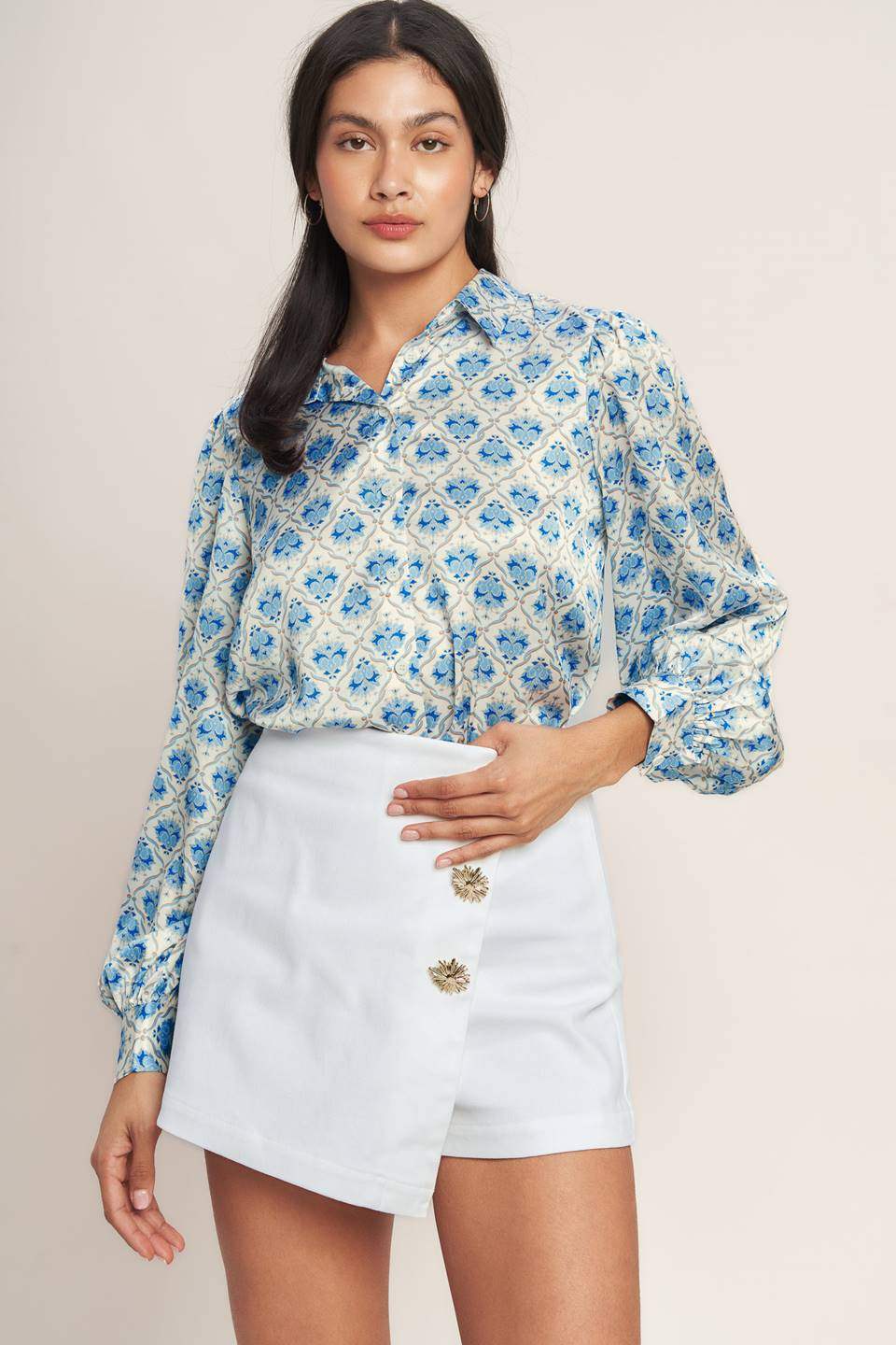 MOROCCAN MUSE WOVEN TOP