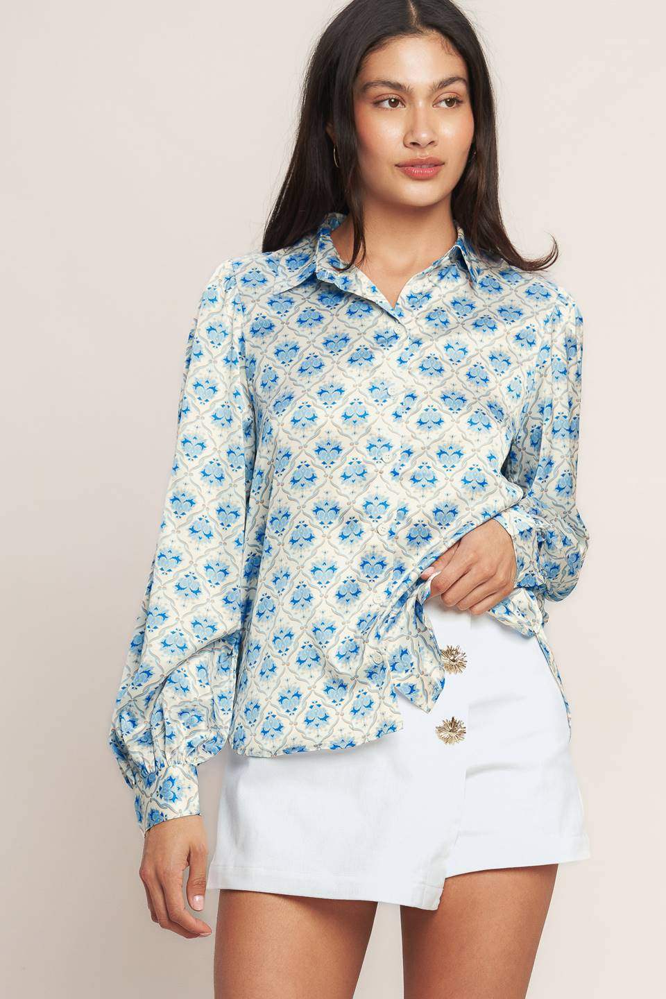 MOROCCAN MUSE WOVEN TOP
