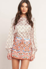 MOROCCAN MUSE PINK WOVEN TOP - Flying Tomato - Flyclothing LLC