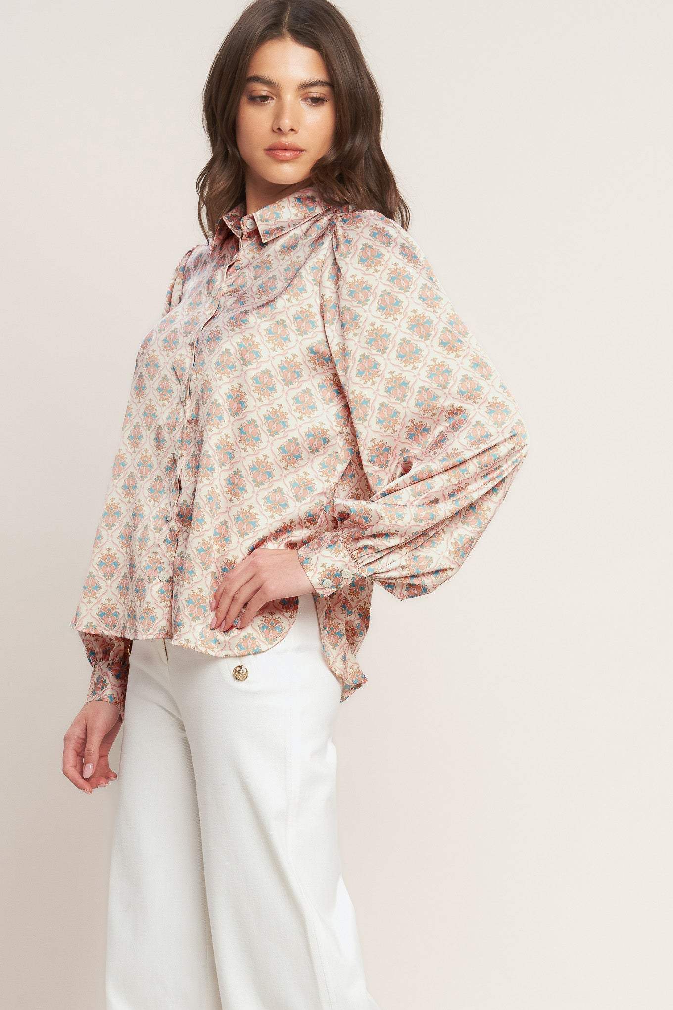 MOROCCAN MUSE WOVEN TOP