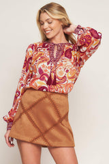 NEVER WANNA LEAVE WOVEN TOP - Flying Tomato - Flyclothing LLC