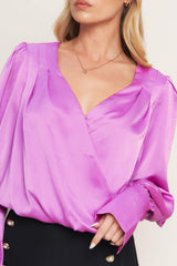 MODERN MUSE ORCHID WOVEN TOP - Flying Tomato - Flyclothing LLC