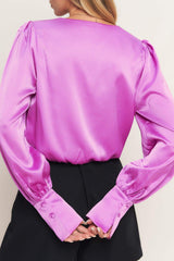MODERN MUSE ORCHID WOVEN TOP - Flying Tomato - Flyclothing LLC