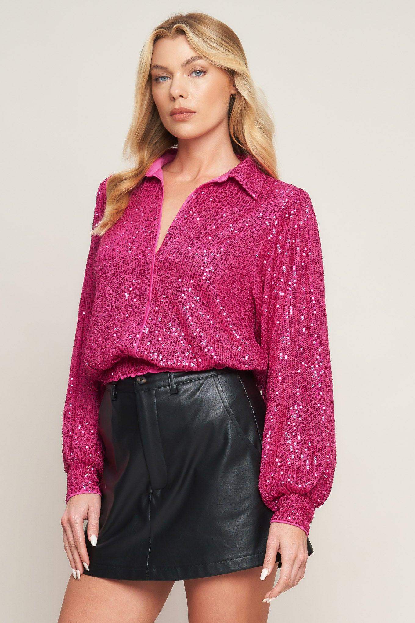 FREEDOM CALLS SEQUIN TOP - Flying Tomato - Flyclothing LLC