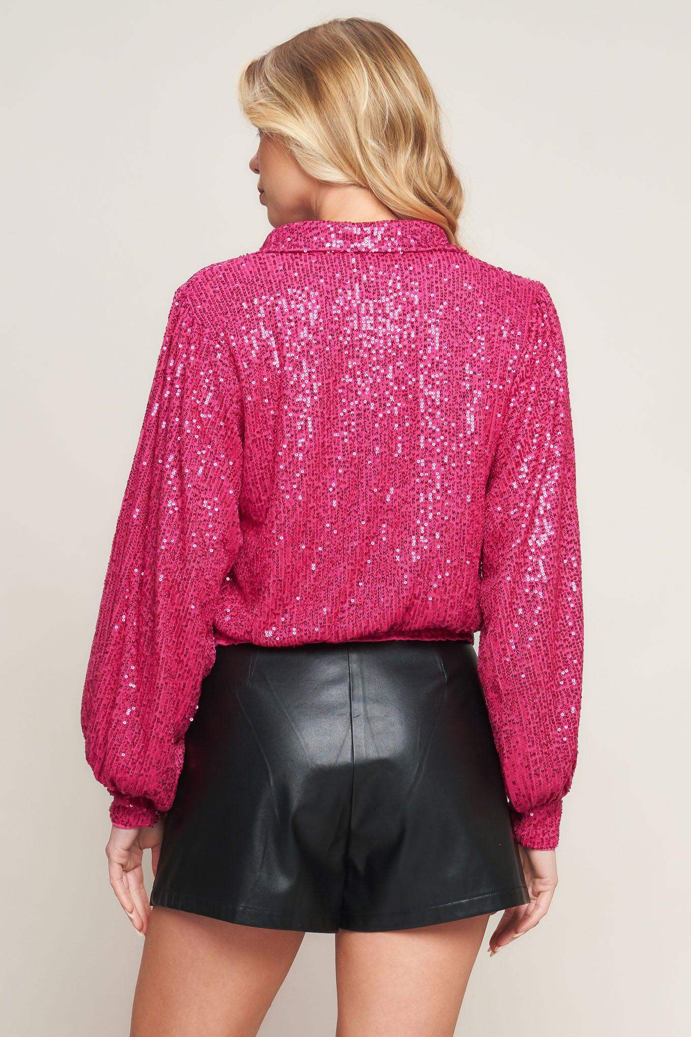 FREEDOM CALLS SEQUIN TOP - Flying Tomato - Flyclothing LLC