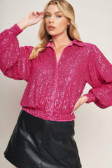FREEDOM CALLS SEQUIN TOP - Flying Tomato - Flyclothing LLC