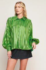 RUNWAY TREND FOILED TOP - Flying Tomato - Flyclothing LLC