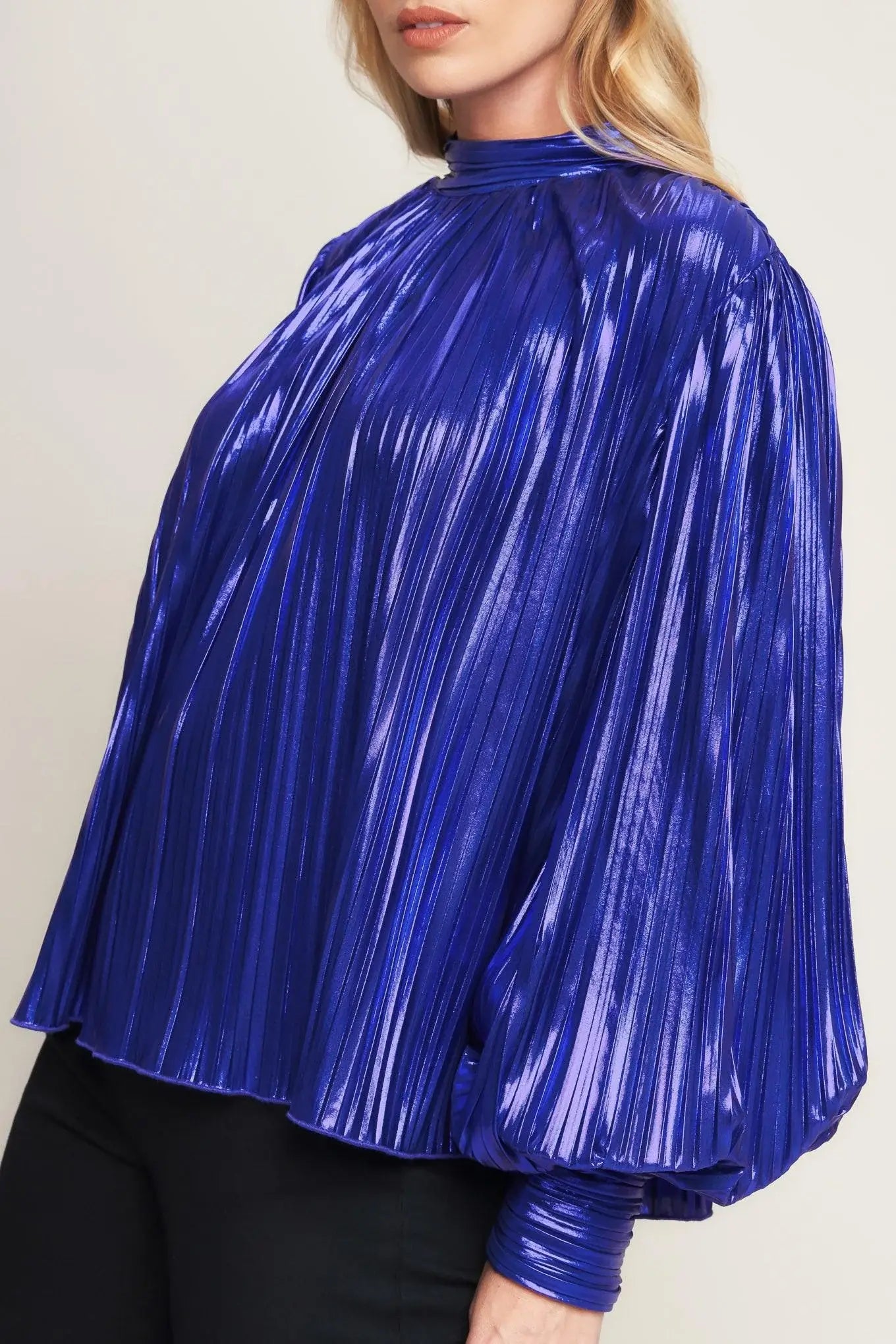 PRETTY COMPANION WOVEN FOILED TOP - Flying Tomato - Flyclothing LLC