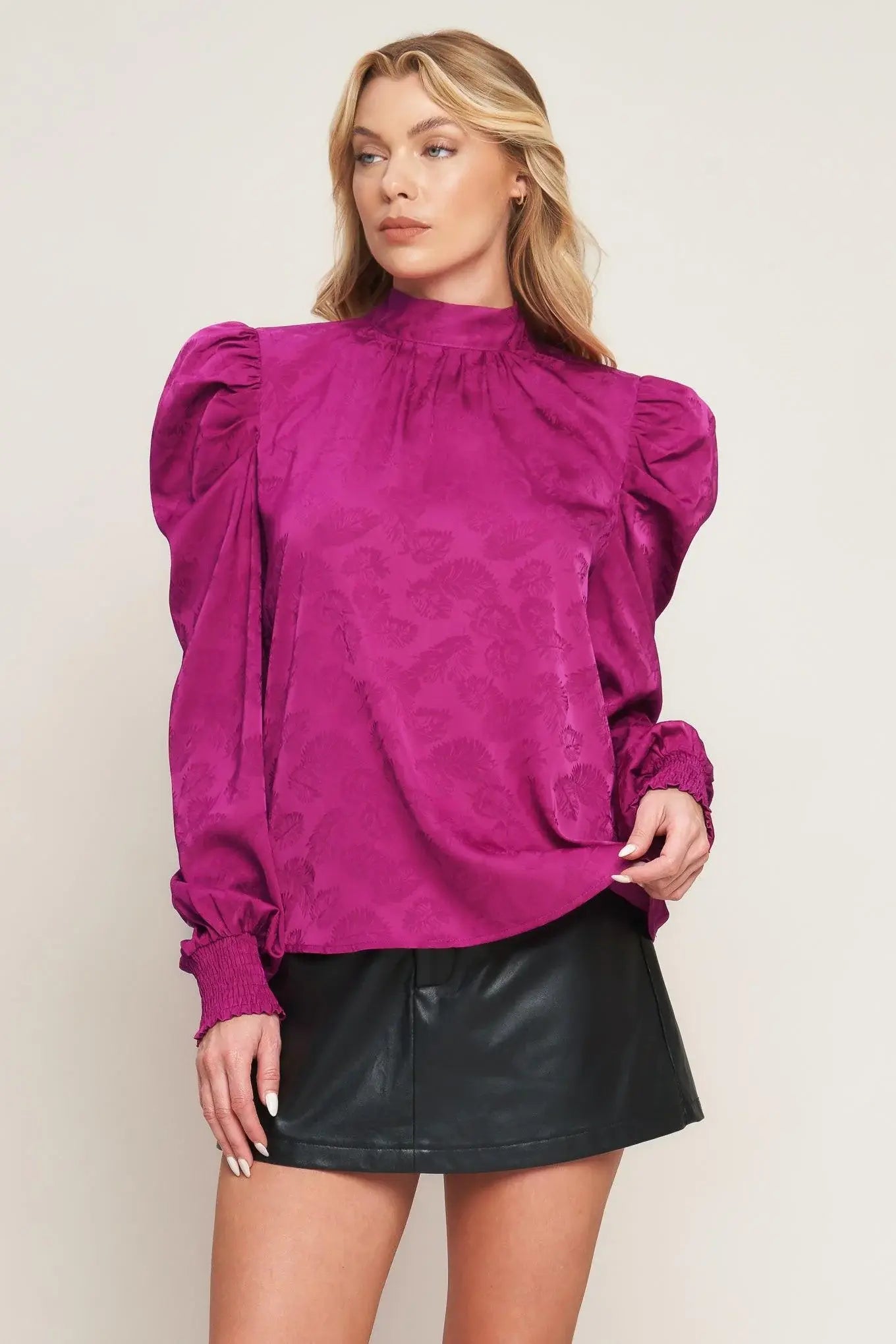 STOLEN GLANCES SATIN TOP - Flying Tomato - Flyclothing LLC