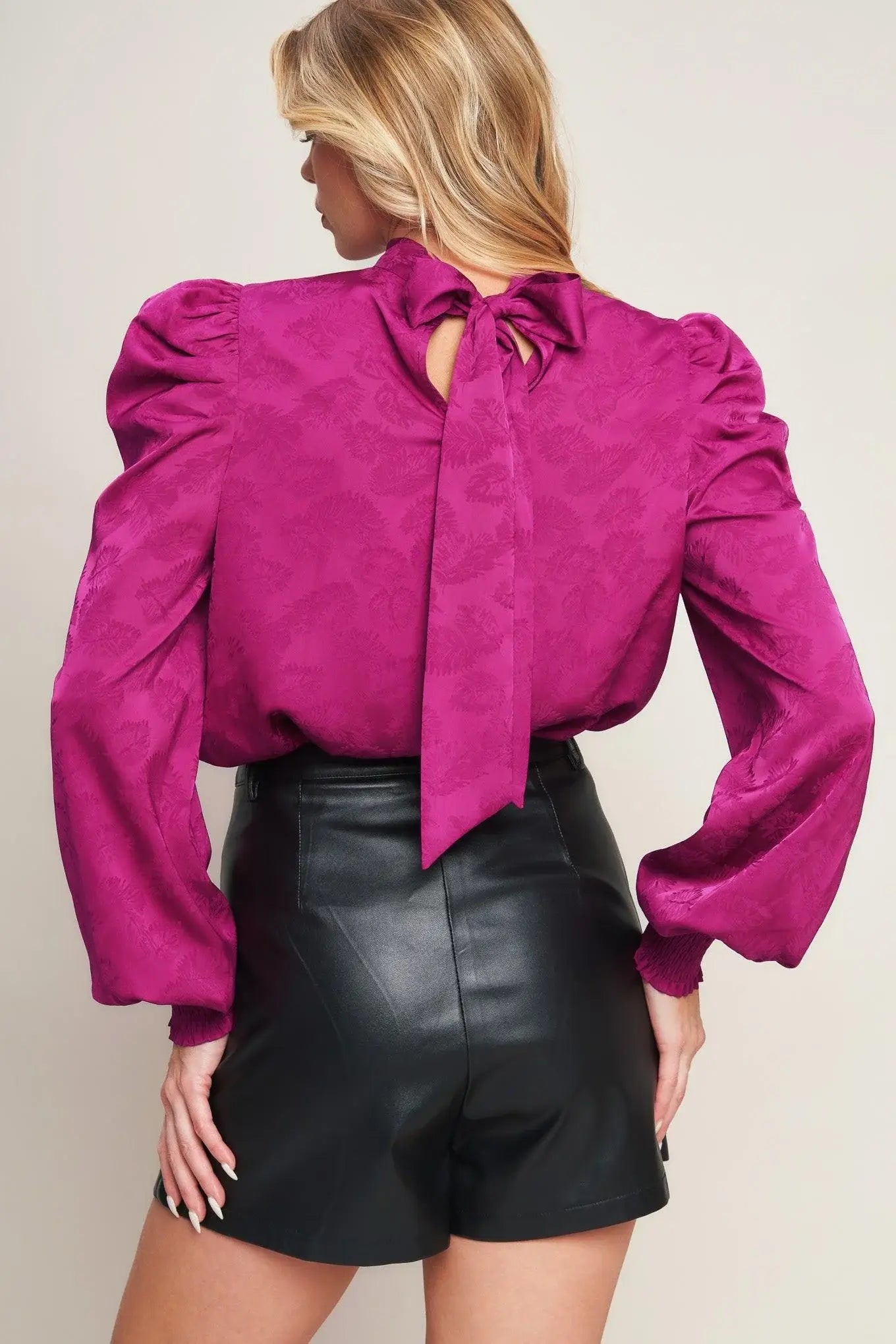 STOLEN GLANCES SATIN TOP - Flying Tomato - Flyclothing LLC