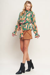 MISS PUNCTUALITY WOVEN TOP