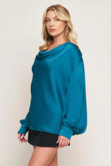 GARDEN SENSATION SATIN TOP - Flying Tomato - Flyclothing LLC