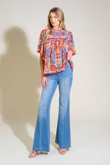SPARKLY ENERGY WOVEN TOP - Flying Tomato - Flyclothing LLC