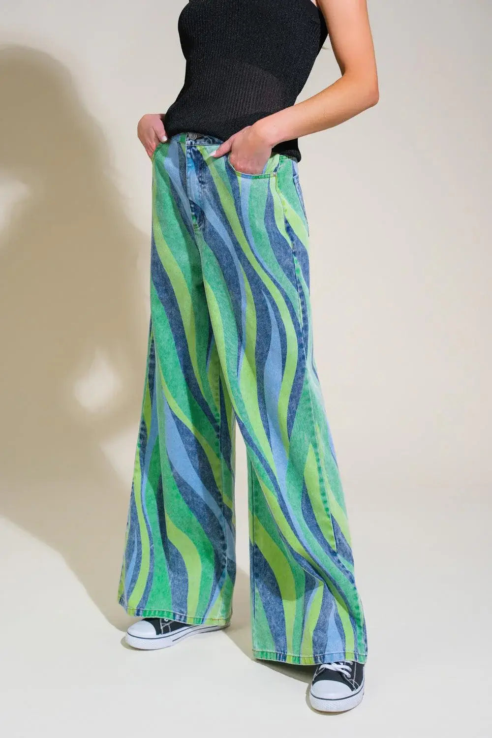 NAVIGATING LIFE DENIM PANTS - Flying Tomato - Flyclothing LLC