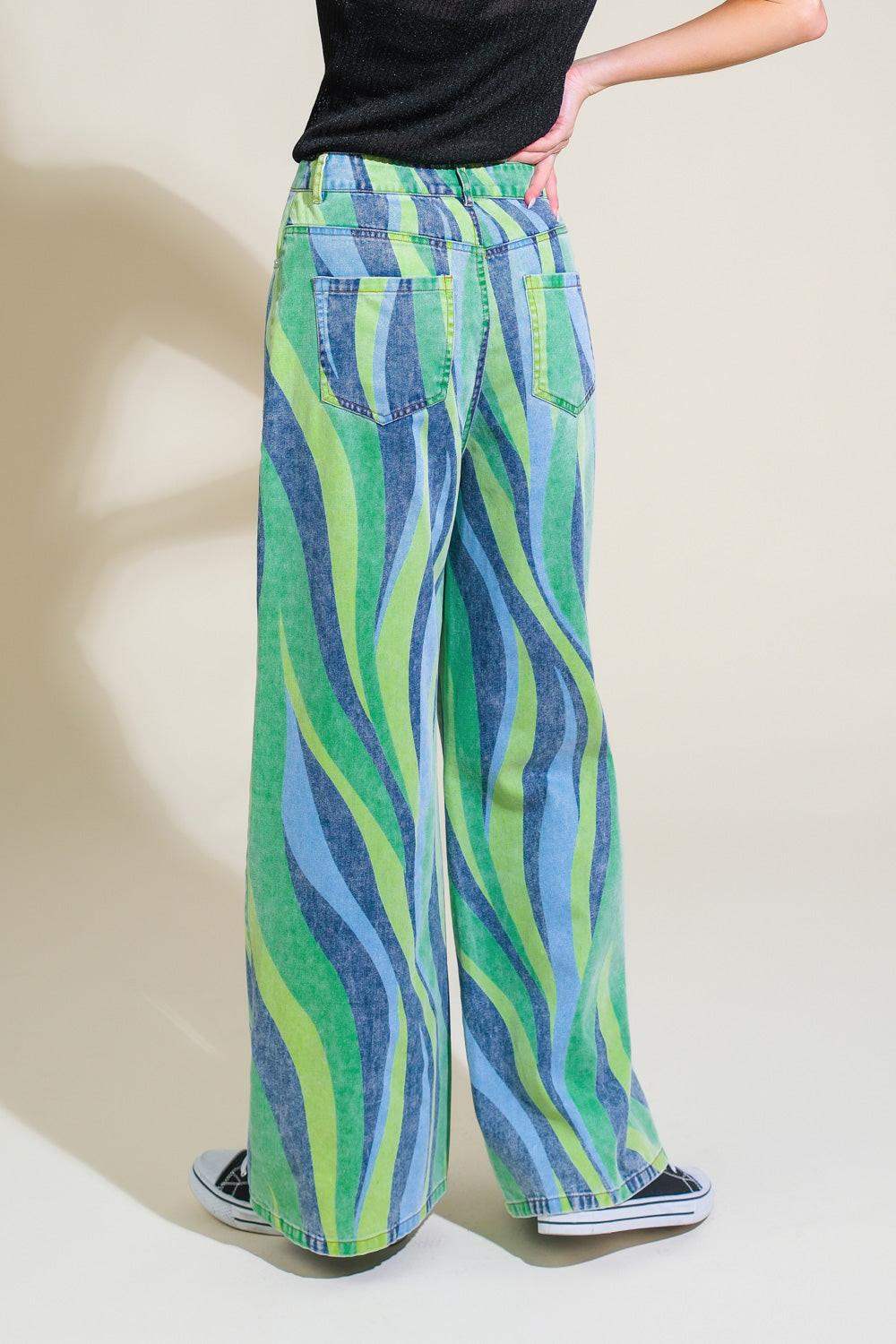 NAVIGATING LIFE DENIM PANTS - Flying Tomato - Flyclothing LLC