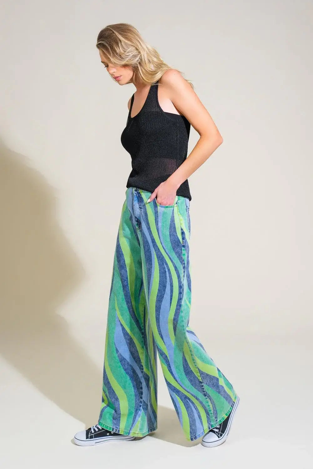 NAVIGATING LIFE DENIM PANTS - Flying Tomato - Flyclothing LLC