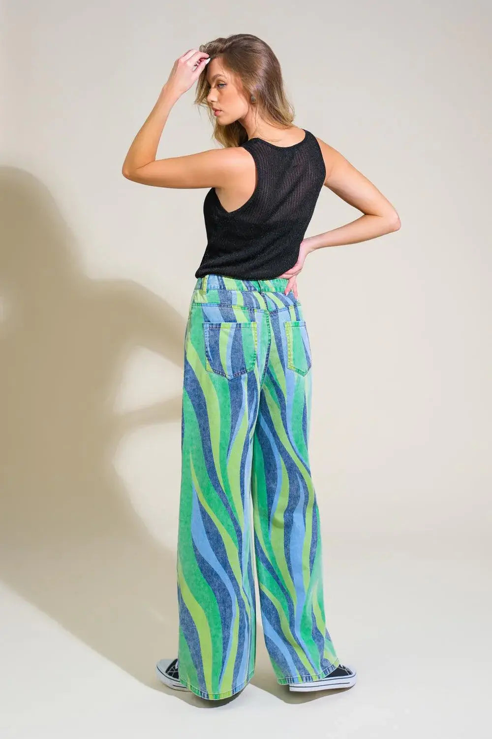 NAVIGATING LIFE DENIM PANTS - Flying Tomato - Flyclothing LLC