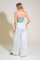 NAVIGATING LIFE DENIM TOP - Flying Tomato - Flyclothing LLC