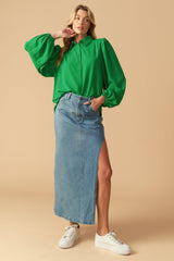 COMFORTABLE CHARM WOVEN TOP - Flying Tomato - Flyclothing LLC