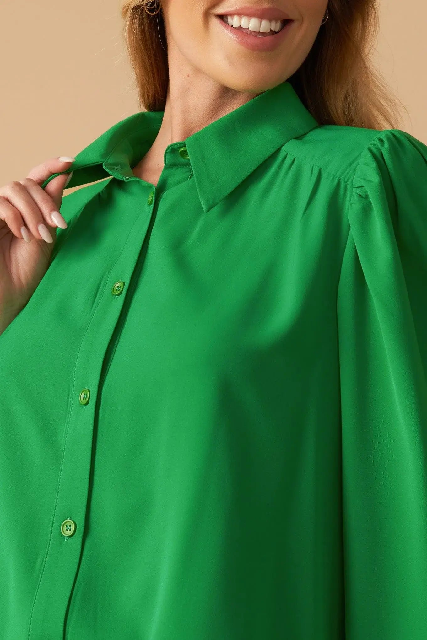 COMFORTABLE CHARM WOVEN TOP - Flying Tomato - Flyclothing LLC