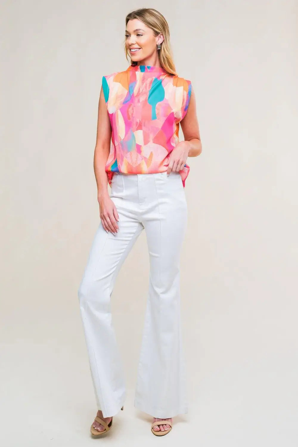 NATURE'S CHARM WOVEN TOP - Flying Tomato - Flyclothing LLC
