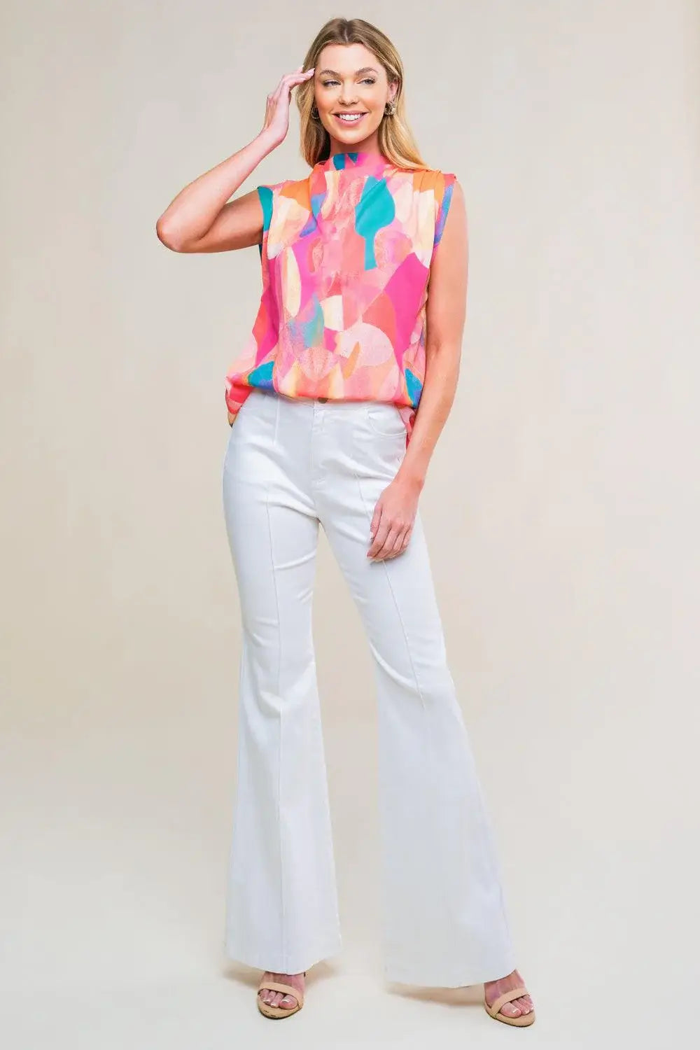 NATURE'S CHARM WOVEN TOP - Flying Tomato - Flyclothing LLC