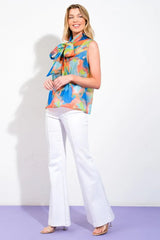 ALWAYS CELEBRATING WOVEN TOP - Flying Tomato - Flyclothing LLC