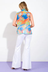 ALWAYS CELEBRATING WOVEN TOP - Flying Tomato - Flyclothing LLC