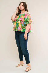 I'LL BE LOVING YOU WOVEN TOP - Flying Tomato - Flyclothing LLC
