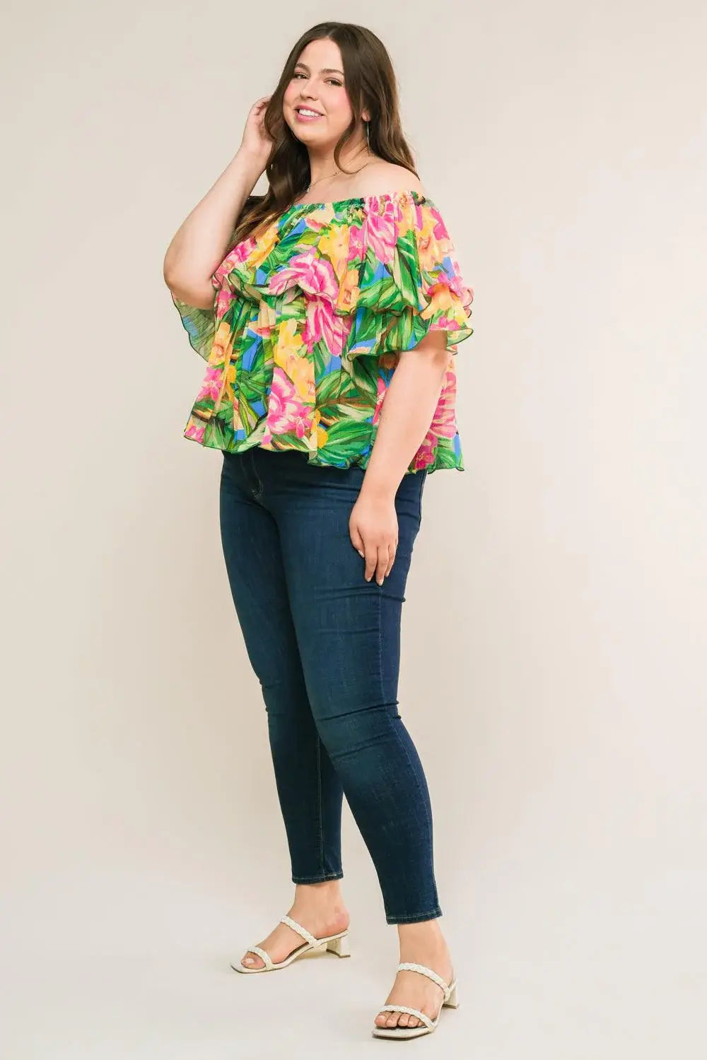 I'LL BE LOVING YOU WOVEN TOP - Flying Tomato - Flyclothing LLC
