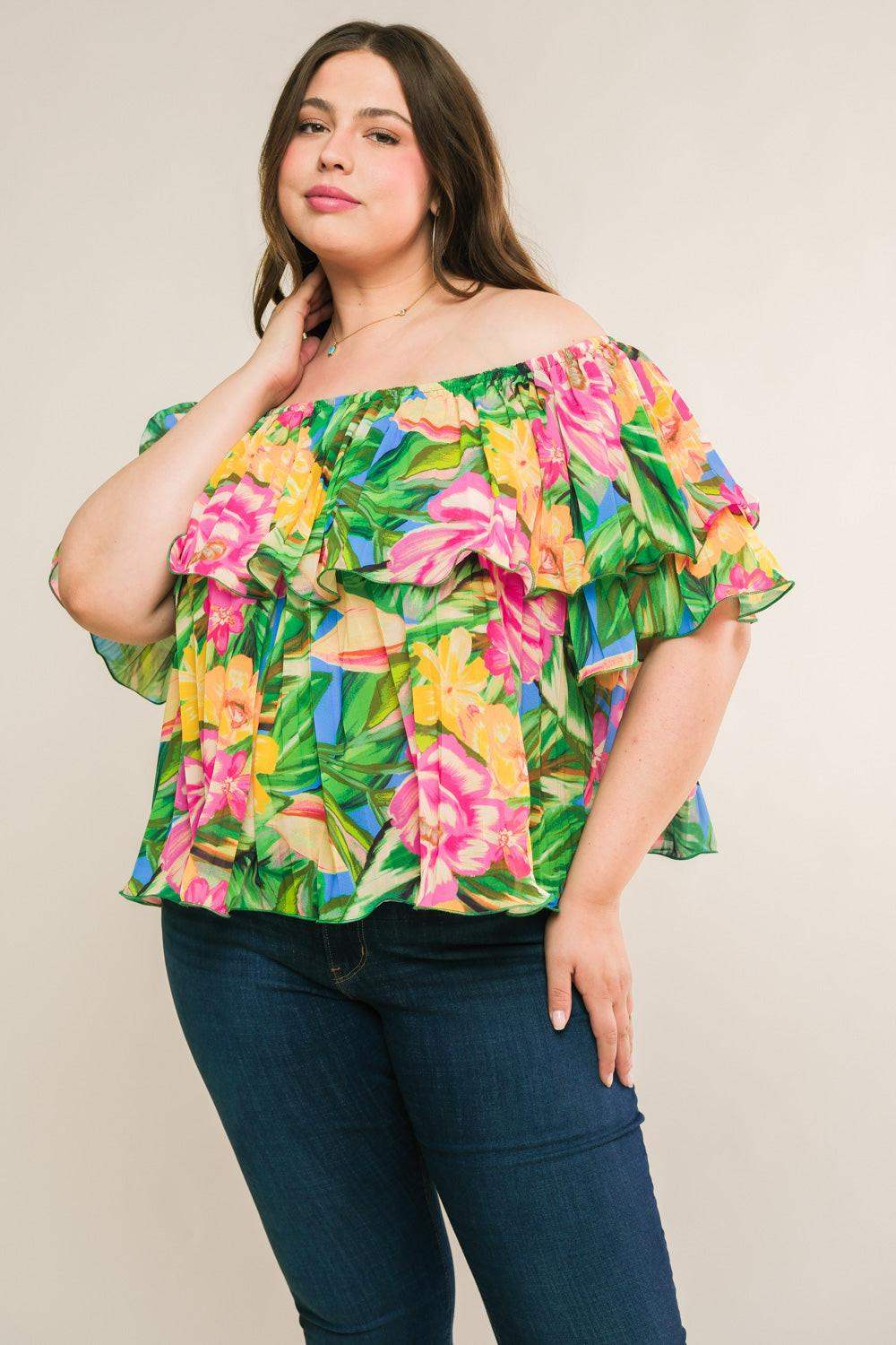 I'LL BE LOVING YOU WOVEN TOP - Flying Tomato - Flyclothing LLC