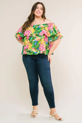 I'LL BE LOVING YOU WOVEN TOP - Flying Tomato - Flyclothing LLC