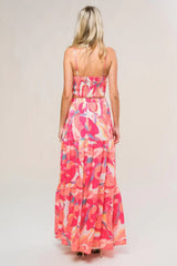 ROMANTICALLY SPEAKING WOVEN TOP AND SKIRT SET - Flying Tomato - Flyclothing LLC