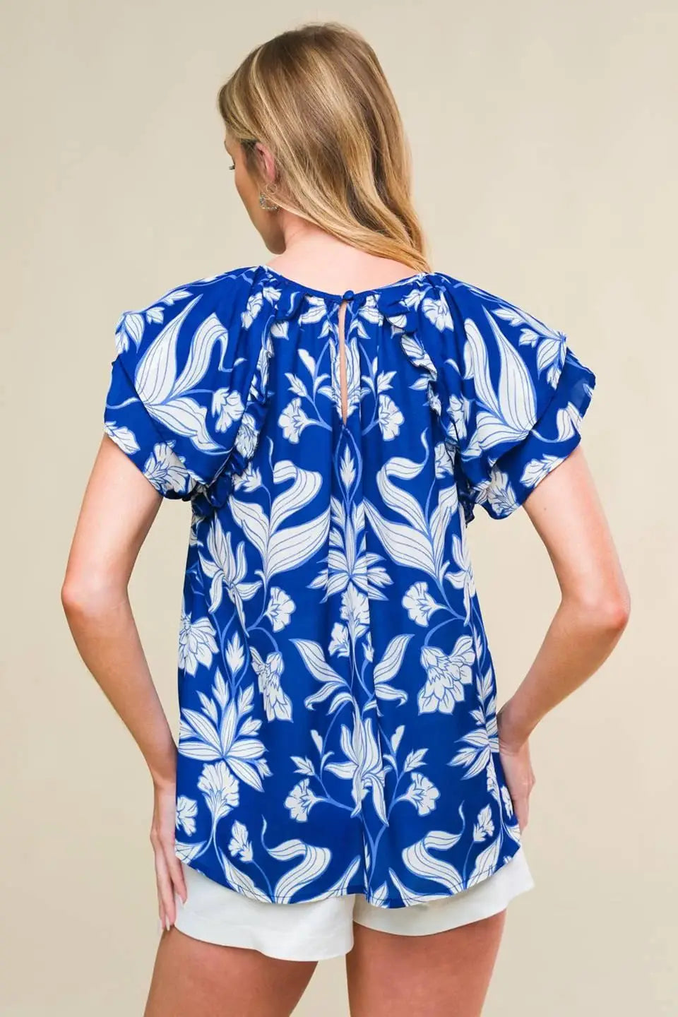 INTO THE SKY WOVEN TOP - Flying Tomato - Flyclothing LLC