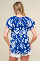 INTO THE SKY WOVEN TOP - Flying Tomato - Flyclothing LLC