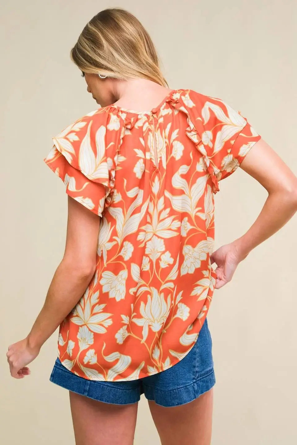 INTO THE SKY WOVEN TOP - Flying Tomato - Flyclothing LLC