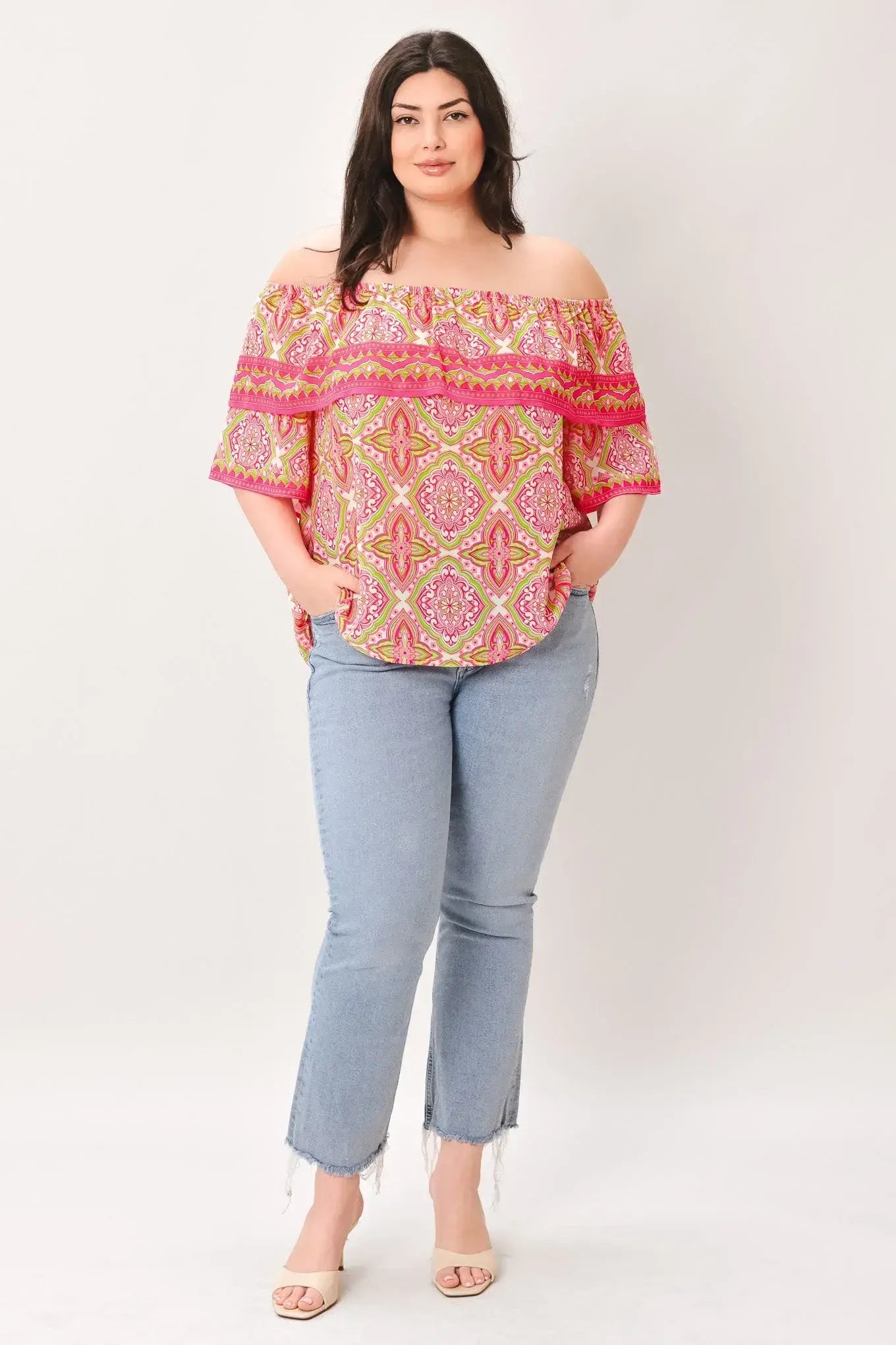 SPREAD CHEER WOVEN TOP - Flying Tomato - Flyclothing LLC
