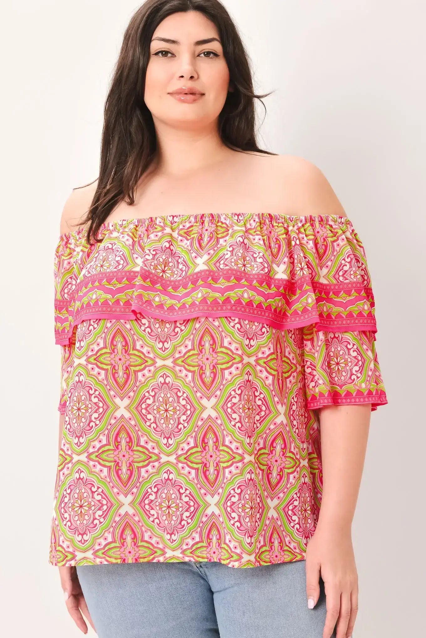 SPREAD CHEER WOVEN TOP - Flying Tomato - Flyclothing LLC