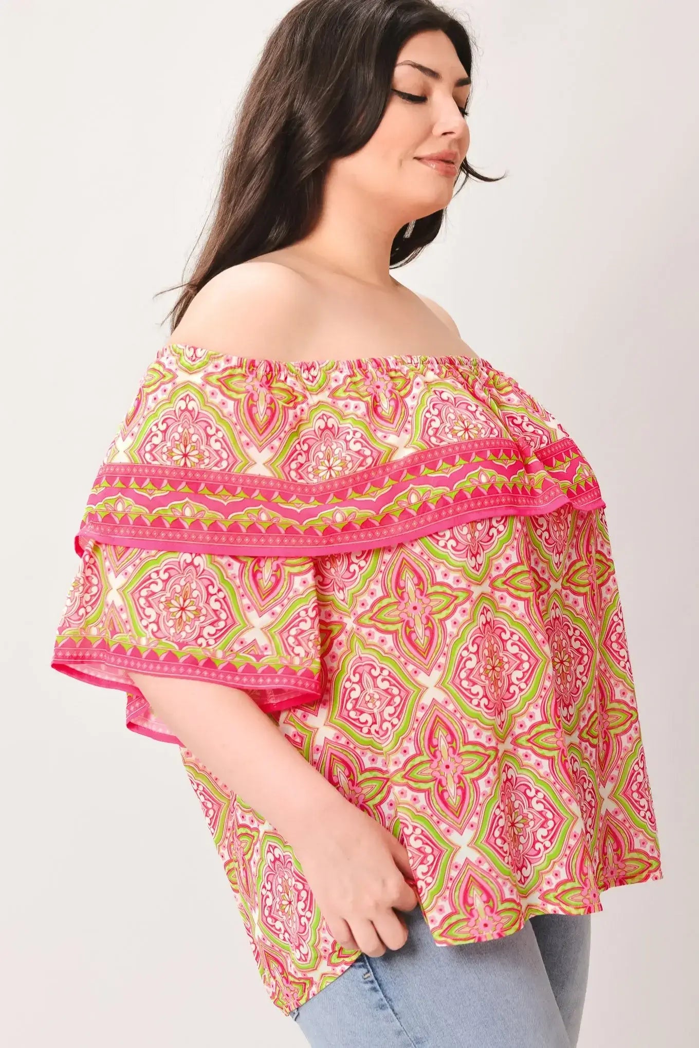 SPREAD CHEER WOVEN TOP - Flying Tomato - Flyclothing LLC