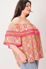 SPREAD CHEER WOVEN TOP - Flying Tomato - Flyclothing LLC