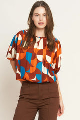 GONE IN A BLINK WOVEN TOP - Flying Tomato - Flyclothing LLC