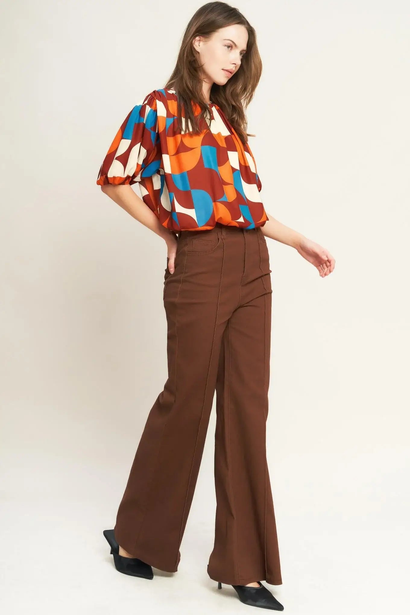 GONE IN A BLINK WOVEN TOP - Flying Tomato - Flyclothing LLC