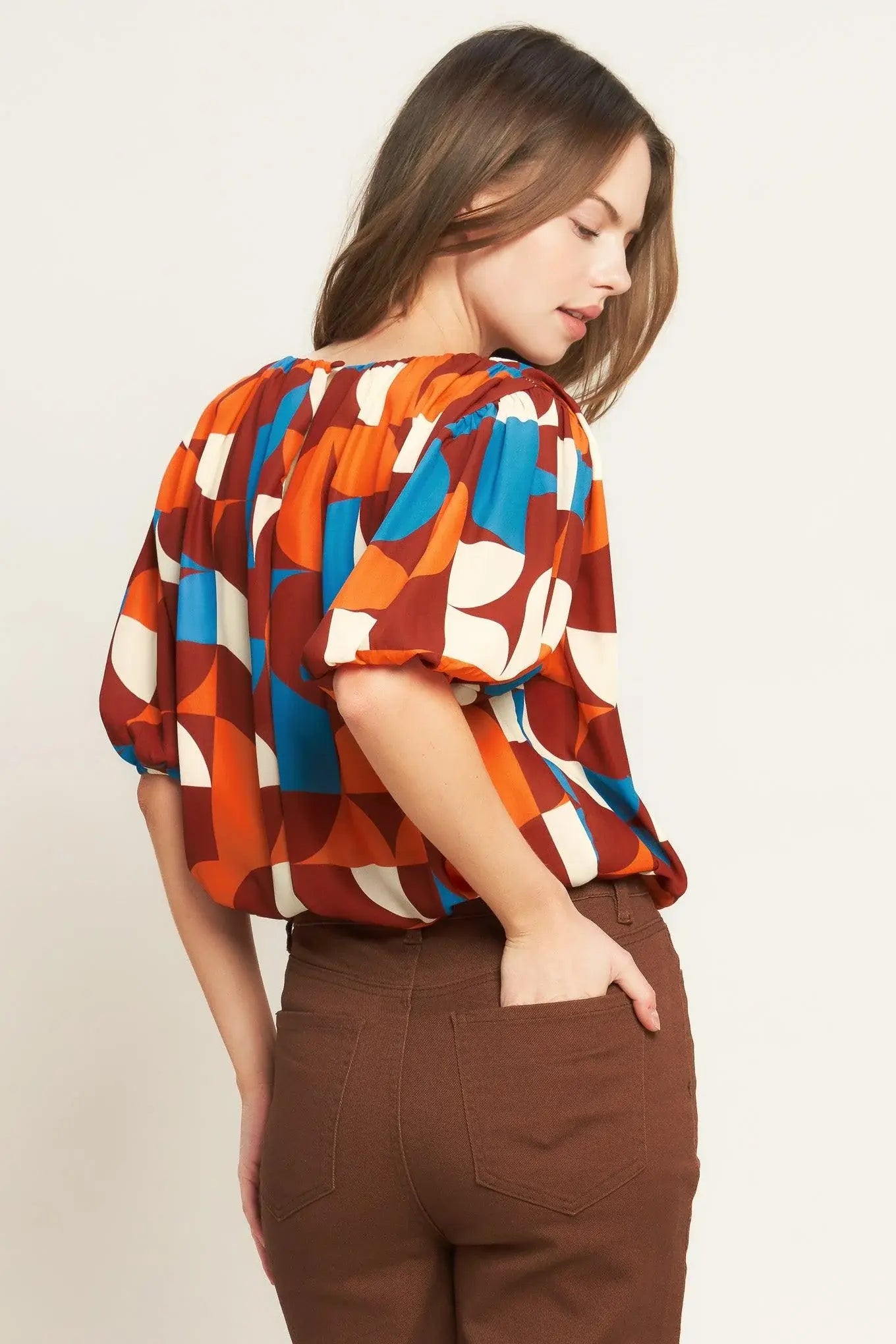 GONE IN A BLINK WOVEN TOP - Flying Tomato - Flyclothing LLC