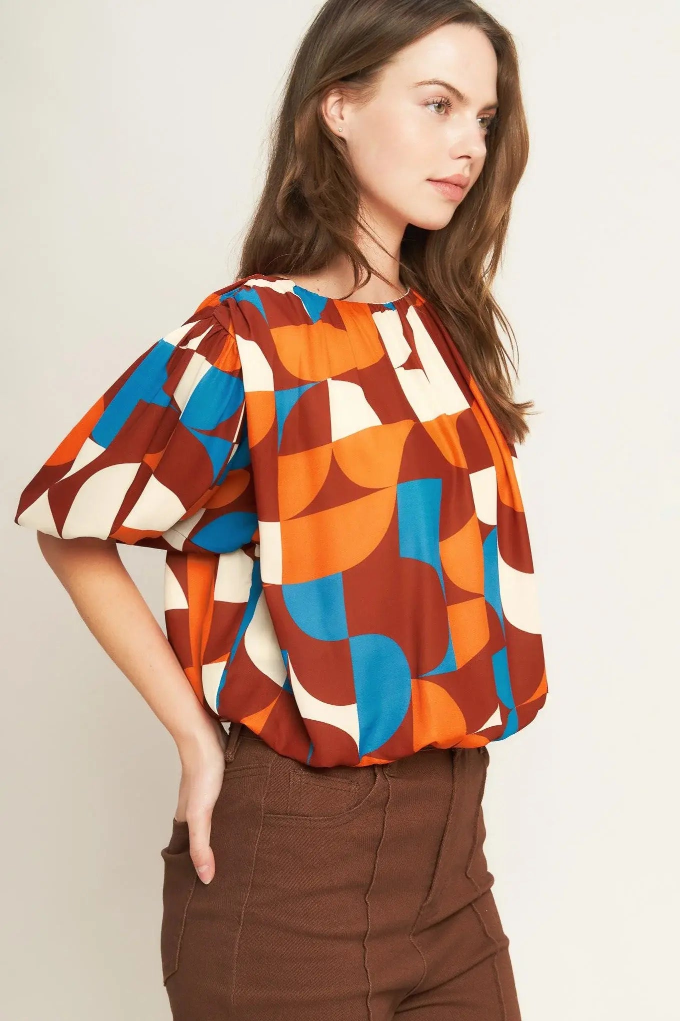 GONE IN A BLINK WOVEN TOP - Flying Tomato - Flyclothing LLC