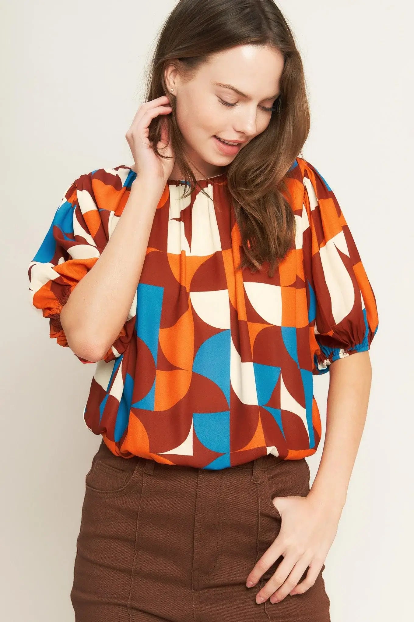 GONE IN A BLINK WOVEN TOP - Flying Tomato - Flyclothing LLC