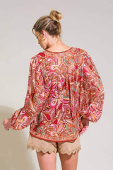 TIME AFTER TIME WOVEN TOP - Flying Tomato - Flyclothing LLC