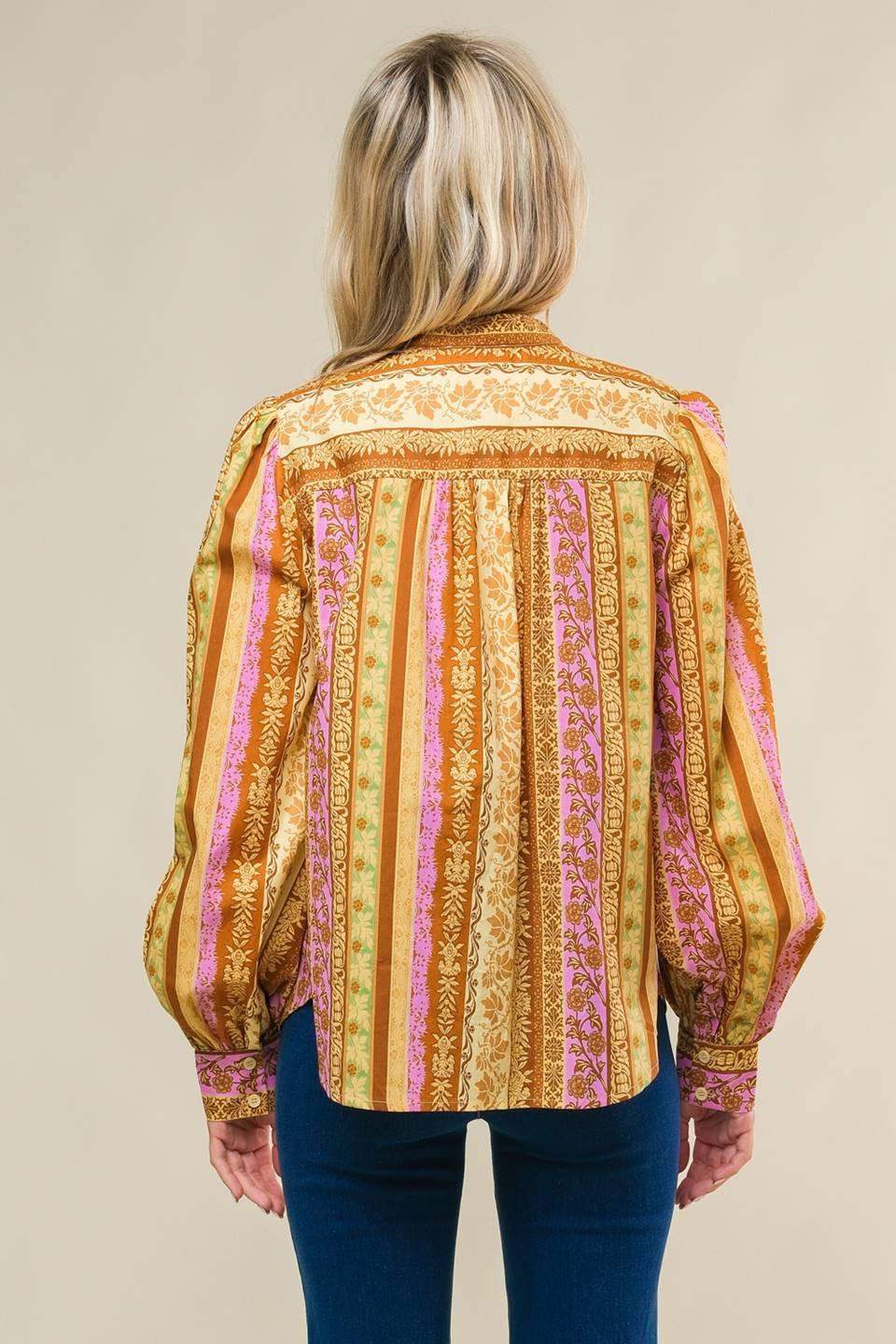 REFRESHING VIBE WOVEN TOP - Flying Tomato - Flyclothing LLC
