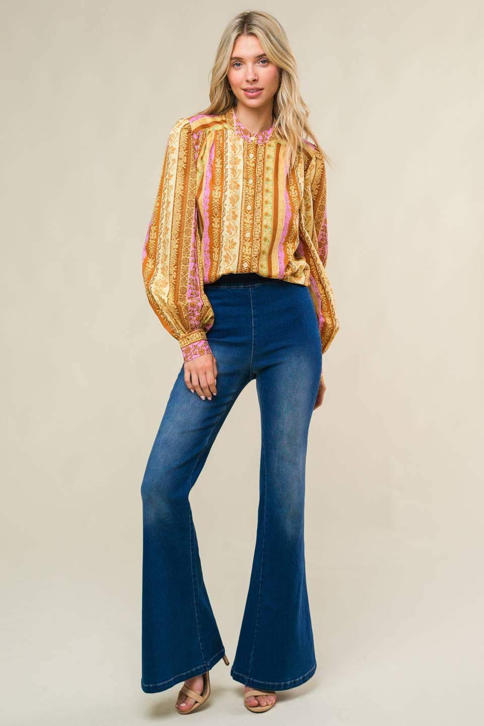 REFRESHING VIBE WOVEN TOP - Flying Tomato - Flyclothing LLC