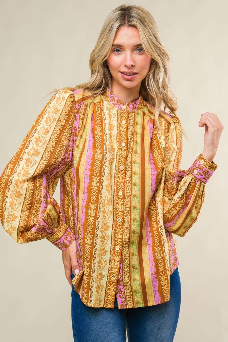 REFRESHING VIBE WOVEN TOP - Flying Tomato - Flyclothing LLC